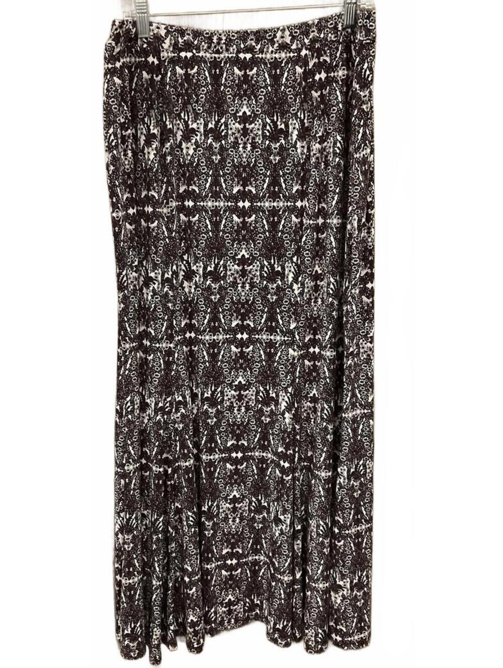 Cato Womens Elastic Waist Long Purple Skirt Size 18/20W